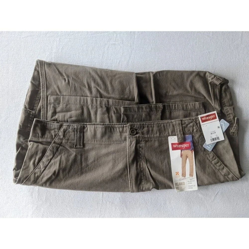 Wrangler Relaxed Fit Flex Cargo Pants Men's 38